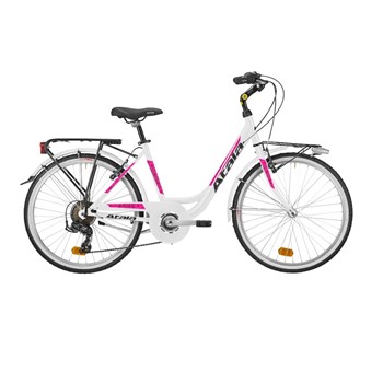BICI ATALA MAGGIE 21" BIANCO/FUCSIA