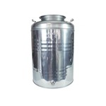 FUSTO OLIO "GRAFFATO" 50LT ACCIAIO INOX 18/10