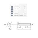 VITE A TESTA SVASATA M6X14 - 10.9 (lung.14mm) (confez. 25 pz) (P 1.00)